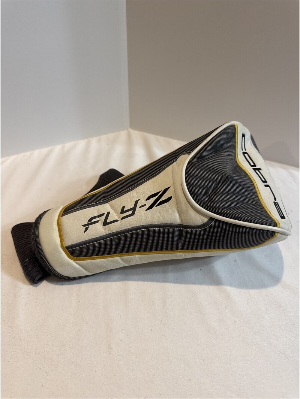 Cobra Fly-Z Driver Headcover Only Head Cover White Gray Gold